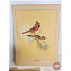 Image 2 : Collector Combo: Wooden Apple Crate with Bird Book/Illustrations/Art (Crate Measures: 10-1/2"H x 12-