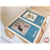 Image 4 : Collector Combo: Wooden Apple Crate with Bird Book/Illustrations/Art (Crate Measures: 10-1/2"H x 12-