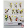 Image 1 : Vintage Lure Collection (12)  (Heddon Chugger Jr. ; Arbo Gaster ; Heddon Kina Stanley ; Jointed Frog