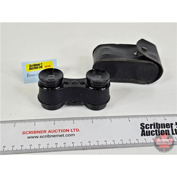 Vintage  Airguide  Miniature Binoculars/Opera Glasses (w/Case)