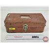 Image 7 : Vintage Tackle Box with Vintage Tackle Contents (Box Measures: 4-7/8"H x 13-1/8"W x 6-1/4"D)