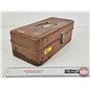 Image 8 : Vintage Tackle Box with Vintage Tackle Contents (Box Measures: 4-7/8"H x 13-1/8"W x 6-1/4"D)