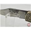 Image 5 : Olympia Stainless Folding Knife (Open Measures Total 8-3/4"L)
