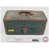 Image 6 : Vintage Tackle Box with Vintage Tackle Contents (Box Measures: 6-3/4"H x 14"W x 6-7/8"D)