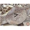 Image 4 : Vintage Small Animal Traps (4) : - (1) Oneida Jump Trap : No. 3 - (3) Toothed Jaw Traps
