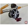 Image 2 : Vintage Deep Water Fishing Rods & Reels (2) - Algonquin Blanchard Model 852 6'6" Rod (2pc) w/Steelit