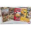 Image 3 : Vintage Outdoor Catalogues & Brochures (9) (1950's-1990's) c/w Wooden Japanese Oranges Box (Crate Me