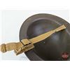 Image 7 : WWII Canadian Army Helmet (c.1942) (Measures : 5"H x 12"L)