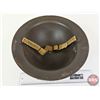 Image 8 : WWII Canadian Army Helmet (c.1942) (Measures : 5"H x 12"L)