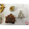 Image 2 : Canadian Army Caps Badges, Pins & Belt Buckle