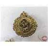 Image 5 : Canadian Army Caps Badges, Pins & Belt Buckle