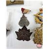 Image 6 : Canadian Army Caps Badges, Pins & Belt Buckle