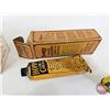 Image 2 : Vintage Gun Related Collectibles : - Gun Grease - Gun Glue - Pellets - Avon Aftershave Shotgun Shell