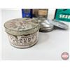 Image 8 : Vintage Gun Related Collectibles : - Gun Grease - Gun Glue - Pellets - Avon Aftershave Shotgun Shell