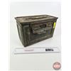 Image 1 : Metal Ammo Box (c.1954) (Measures : 7-1/2"H x 12"W x 6-1/2"D)