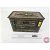 Image 2 : Metal Ammo Box (c.1954) (Measures : 7-1/2"H x 12"W x 6-1/2"D)