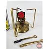 Image 2 : Handy Campers' Stove w/Original Travel Canister (Measures : 5-1/4"H x 3-1/2"Dia)