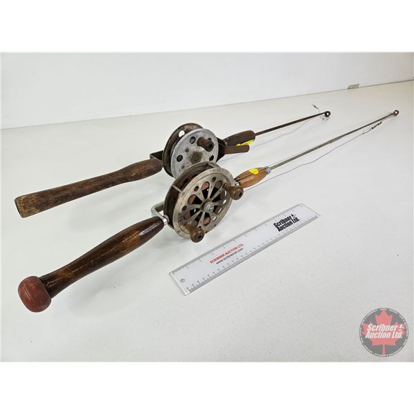 Trolling Rods & Reels (2) (Metal) (1pc)  (Shipping Measurement : 44-1/4"L)