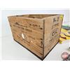 Image 10 : CIL Wooden Ammo Crate w/Gun Books/Magazines (11) & Domestic Anchor Brand Plaque  (Crate Measures : 9