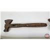 Image 6 : Hunter Arms Co Double Barrel Shotgun Barrel (30-1/2"L), Axes (2) & Crate Hatchet  (Note : Broken Tip