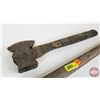 Image 8 : Hunter Arms Co Double Barrel Shotgun Barrel (30-1/2"L), Axes (2) & Crate Hatchet  (Note : Broken Tip