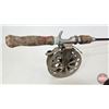 Image 7 : Vintage Fishing Rods (5)  - Wooden Rod (2pc) (74-1/2")  - Wooden Rod (2pc) (75")  - Great Lakes Spor