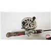 Image 8 : Vintage Fishing Rods (5)  - Wooden Rod (2pc) (74-1/2")  - Wooden Rod (2pc) (75")  - Great Lakes Spor
