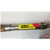 Image 9 : Vintage Fishing Rods (5)  - Wooden Rod (2pc) (74-1/2")  - Wooden Rod (2pc) (75")  - Great Lakes Spor
