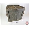 Image 2 : Large Wooden Shipping Crate (Dutch Tag)  ( Measures : 23-1/2"H x 19-3/4"W x 24"D)