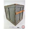 Image 6 : Large Wooden Shipping Crate (Dutch Tag)  ( Measures : 23-1/2"H x 19-3/4"W x 24"D)