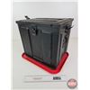 Image 5 : Metal Ammo Box (c.1957)  (Measures : 14-1/4"H x 14-1/2"D x 11-1/2"D)