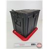 Image 6 : Metal Ammo Box (c.1957)  (Measures : 14-1/4"H x 14-1/2"D x 11-1/2"D)
