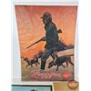 Image 2 : Reproduction Antique Remington Posters from the Remington Wildlife Art Collection (2)  c/w Original 