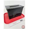 Image 8 : Metal Ammo Box (Painted)  (Measurements : 8-3/4"H x 12-3/4"W x 7-1/4"D)