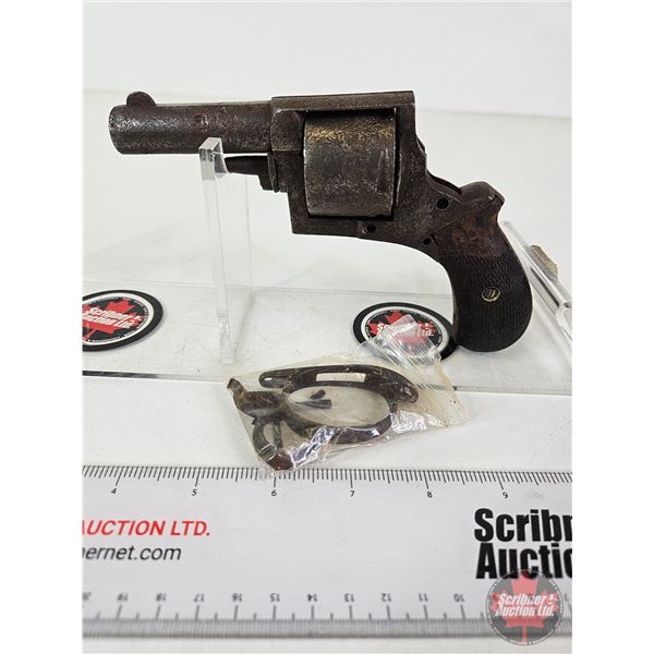 ANTIQUE PISTOL (PARTS) : Webley .442 Rev - 6 Shot Revolver  (Serial Number : N/A) (Parts Gun) (NO PA
