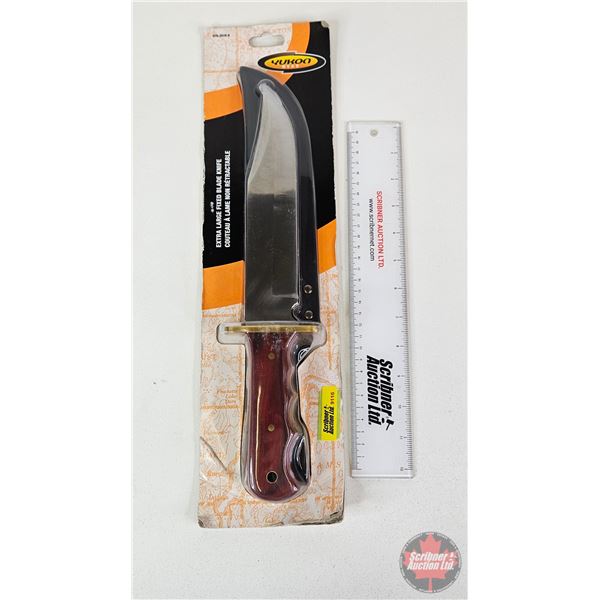 Yukon Gear Hunting Knife (New in Package)  (Package Measure : 17-1/2"H x 4-1/2"W x 2"D)