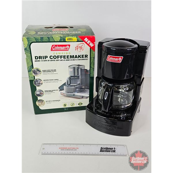 Coleman Camping Drip Coffee Maker w/Box (Box Measures : 14-1/4"H x 11-1/4"W x 9"D)