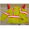 Image 2 : Forcefield Reflective Coat (Size : XL) c/w Gloves & Safety Cones  (Cones : 9"H)