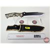 Image 1 : Schrade Hunting Knife w/Sheath (Total Length of Knife : 14-3/4"L)