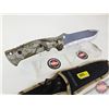 Image 2 : Schrade Hunting Knife w/Sheath (Total Length of Knife : 14-3/4"L)