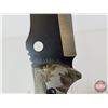 Image 3 : Schrade Hunting Knife w/Sheath (Total Length of Knife : 14-3/4"L)