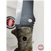 Image 5 : Schrade Hunting Knife w/Sheath (Total Length of Knife : 14-3/4"L)