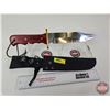 Image 1 : Hunting Knife (Stainless Steel) w/Sheath  (Total Length of Knife : 14"L)