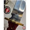 Image 5 : Hunting Knife (Stainless Steel) w/Sheath  (Total Length of Knife : 14"L)