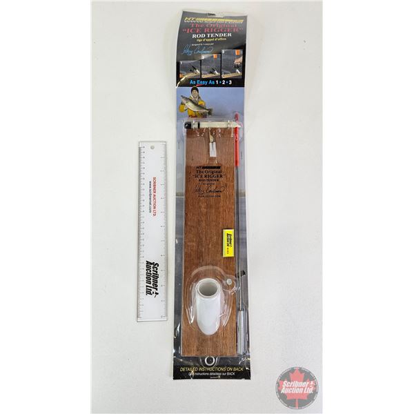 The Original "Ice Rigger" Rod Tender (New in Package)  (Package Measures : 27"H x 5"W x 3-1/2"D)