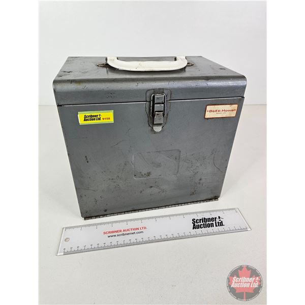 Bell & Howell Flip Front Metal Organizer  (Measures : 9-1/2"H x 10-1/4"W x 7"D)