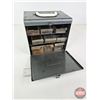 Image 3 : Bell & Howell Flip Front Metal Organizer  (Measures : 9-1/2"H x 10-1/4"W x 7"D)