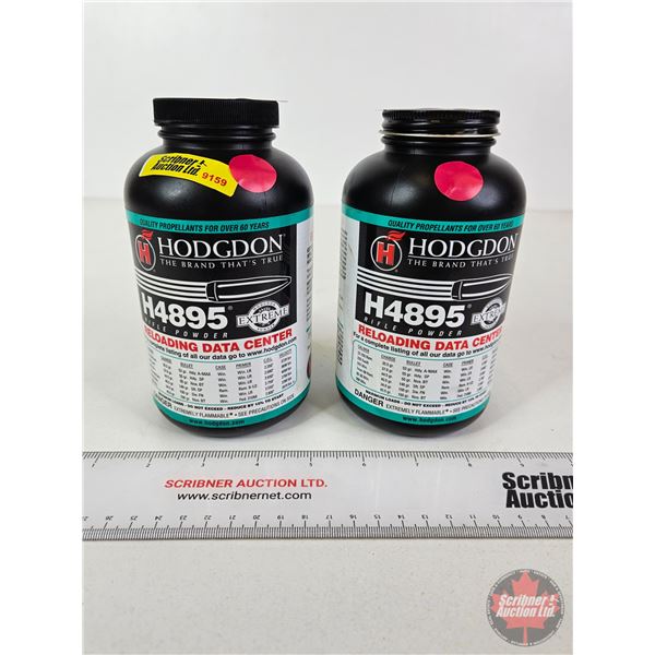 RIFLE POWDER :  Hodgdon H4895 (2 Jars)  (1lb ~ 1lb)