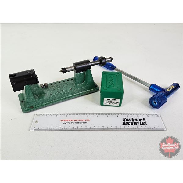 Reloading Combo :  - RCBS Trim Pro  - RCBS Trim Pro Cutter (30cal)  - Bullet Puller (Note : Crack)