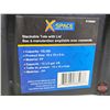 Image 3 : X-Space Stackable Totes w/Lids (4) (Capacity : 12L)  (Measures : 6"H x 12"W x 15"D)